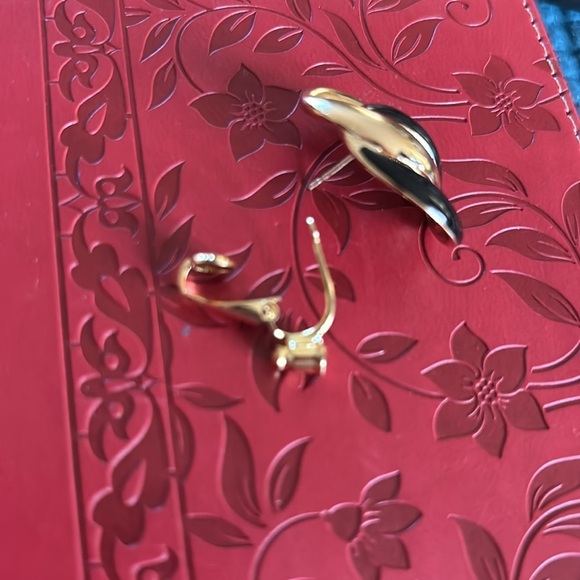 Vintage 80’s 4PR Costume Jewelry Clip On Earrings Door Knocker Faux Pearl Dangle - Picture 7 of 7